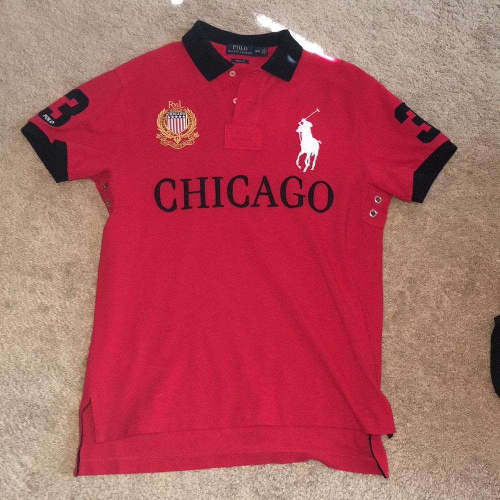 POLO BY RALPH LAUREN CUSTOM FIT CHICAGO SHIRT